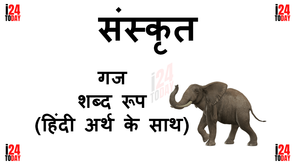 Gaj Shabd Roop in Sanskrit